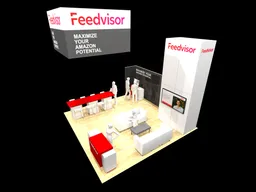20x20 Inline booth design by Condit Exhibits